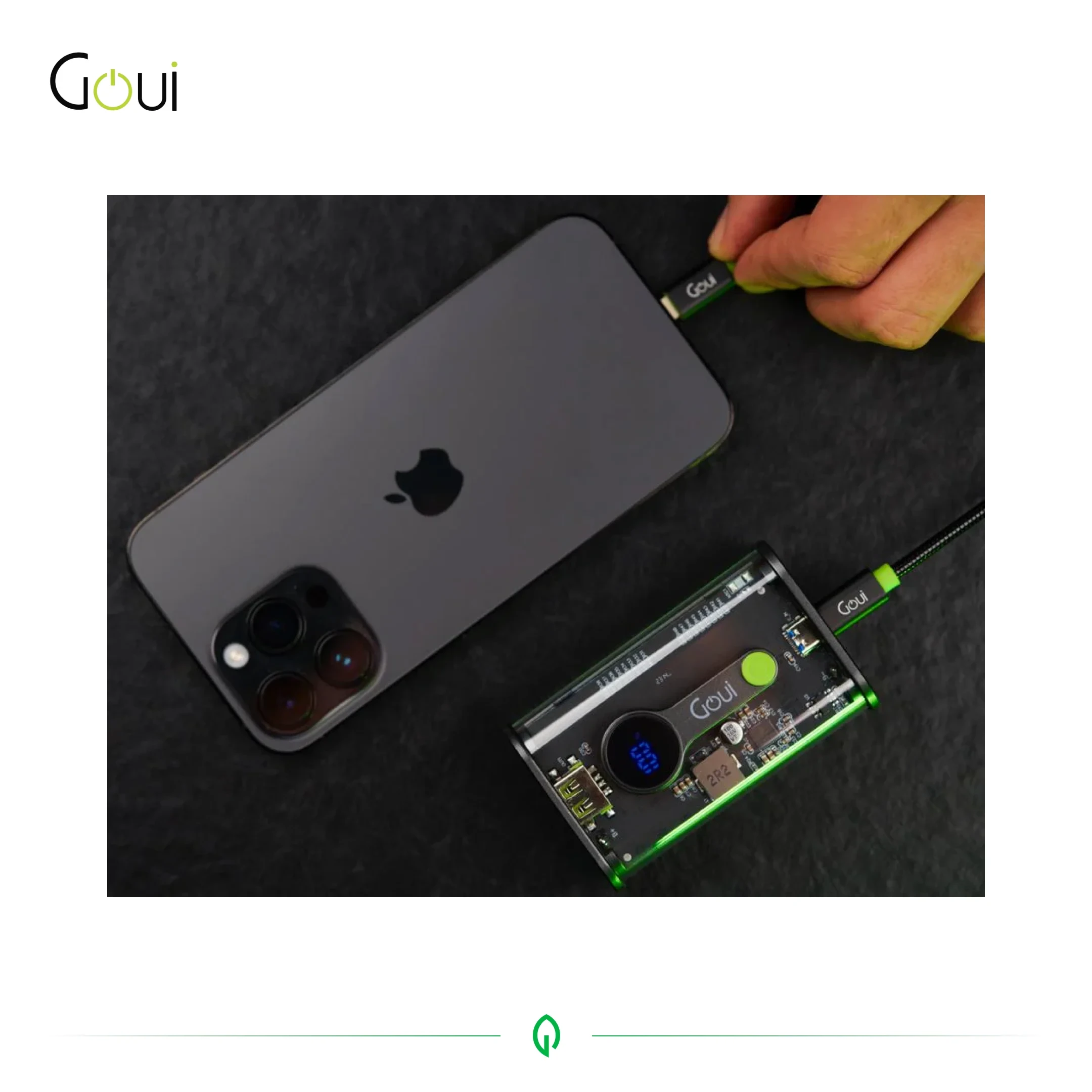 Goui Nano Pro PowerBank 10000 mAh 22.5W - Transparente